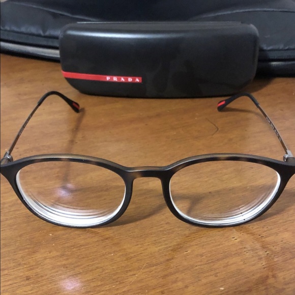 Mens Prada Glasses with AntiGlare - Picture 1 of 2
